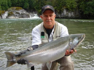The photo of the week shows an absolutely beautiful BC central coast Coho (Silver) Salmon caught by guests of Nimmo Bay Resort while Heli fishing.  Are you keen on doing this? Then please check what I have to offer at http://www.noelgyger.ca/special-guide